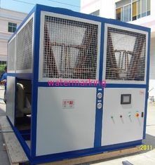 Shell/type air de tube - le réfrigérateur RO-130AS de vis de l'eau de la capacité de refroidissement 130KW a adapté le réfrigérant aux besoins du client