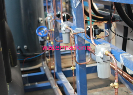Unités de condensation de réfrigération refroidie à l'eau commerciale de vis de Carlyle/réfrigérateur industriel