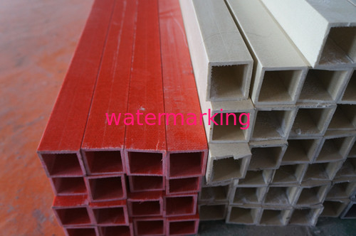 fibre de verre anticorrosion Composits structurel de tube de place de 100*100mm FRP