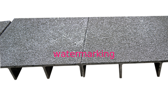 Pièce Anti-coulissante de Pultruded de fibre de verre de plate-forme de fan de tour de refroidissement de FRP