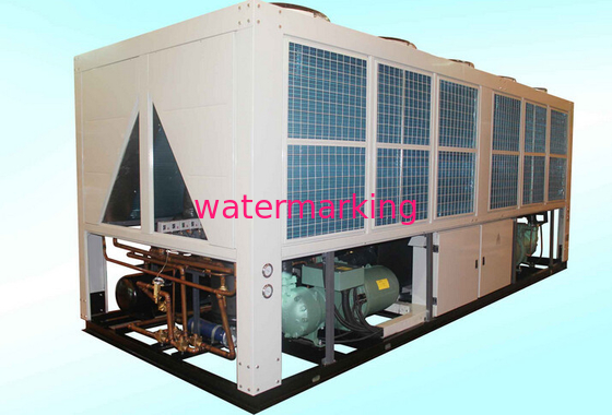 réfrigérateur de la vis 128KW refroidi par air industriel, réfrigérateurs à refroidissement par air de rouleau pour le caoutchouc