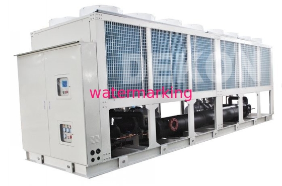 Aérez le réfrigérateur refroidi 700KW de vis avec la pompe à chaleur