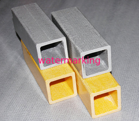 Tuyauterie 100*100*8mm de fibre de verre de tube de place de la fibre de verre FRP de Pultrusion